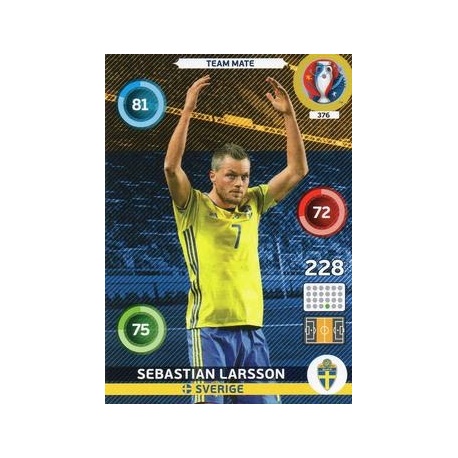 Sebastian Larsson Sverige 376