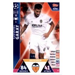 Ezequiel Garay Valencia 59 Match Attax Champions 2018-19