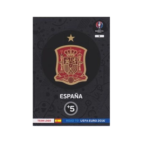 Soccer Trading Cards Logo Espana Adrenalyn Xl Road Uefa Euro 16
