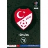 Soccer Trading Cards Logo Türkiye Panini Adrenalyn XL Road Euro 2016