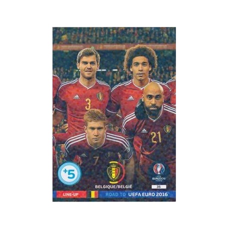 Alineación 2 Bélgica 35
