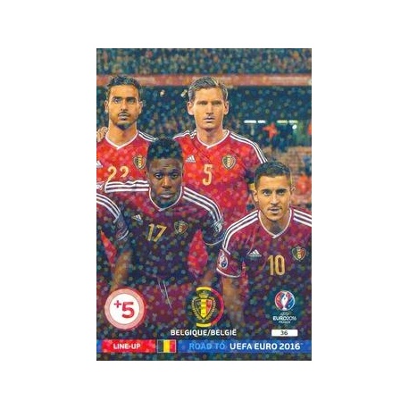 Alineación 3 Bélgica 36