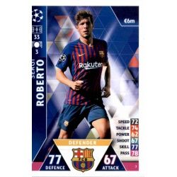 Sergi Roberto Barcelona 7 Match Attax Champions 2018-19