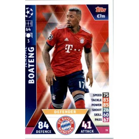 Jérôme Boateng Bayern München 78 Match Attax Champions 2018-19