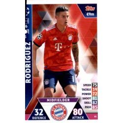 James Rodríguez Bayern München 85 Match Attax Champions 2018-19