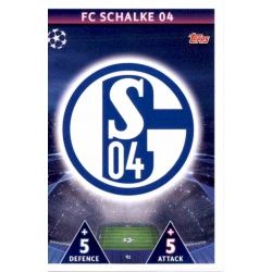 Escudo FC Schalke 04 91 Match Attax Champions 2018-19