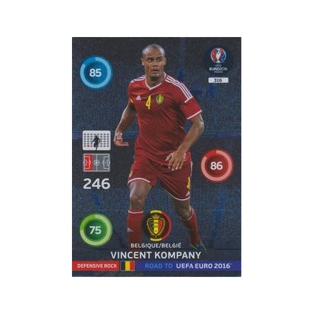 Vincent Kompany Defensive Rock Bélgica 316