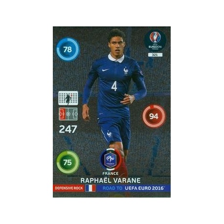 Raphaël Varane Defensive Rock France 321