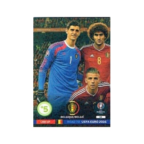 Alineación 1 Bélgica 34