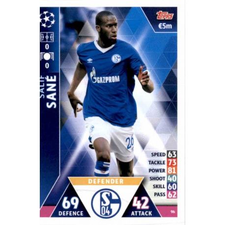 Salif Sané FC Schalke 04 96 Match Attax Champions 2018-19