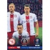 Soccer Trading Cards Line-Up 3 Polska Panini Adrenalyn XL Road Euro 2016