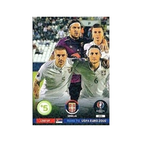 Alineación 1 Serbia 205