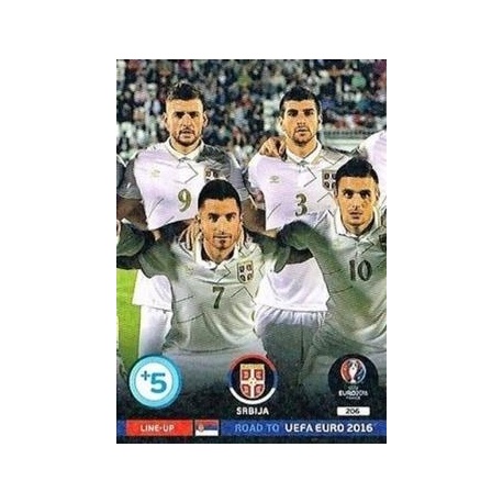 Alineación 2 Serbia 206