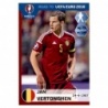 Sticker of Jan Vertonghen Belgique Road To Uefa Euro 2016
