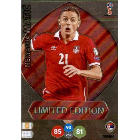 Nemanja Matic - Serbia - Limited Edition Adrenalyn XL Russia 2018 
