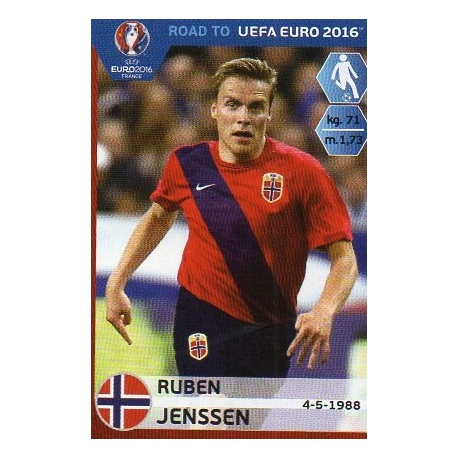 Ruben Jenssen No Norway Panini Road to Euro 2016 183 