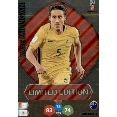 Mark Milligan - Australia - Limited Edition Adrenalyn XL Russia 2018 