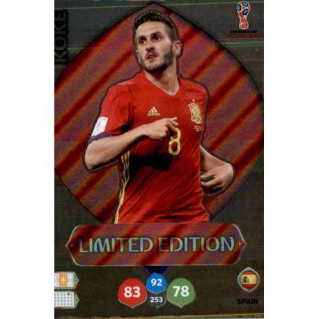 Koke - Spain - Limited Edition Adrenalyn XL Russia 2018 