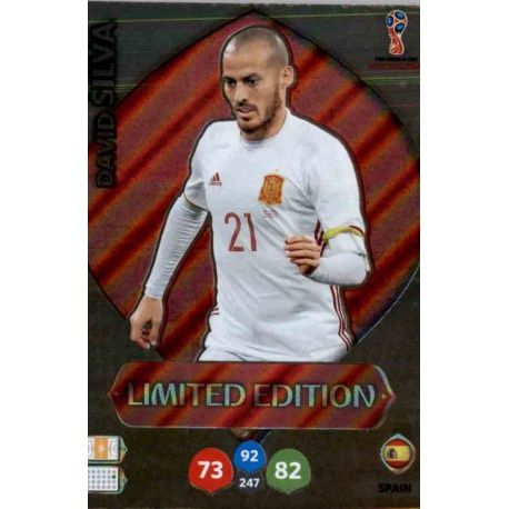 David Silva - Spain - Limited Edition Adrenalyn XL Russia 2018 