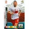 Cromos de Fútbol Marcin Wasilewski Polonia Adrenalyn XL Euro 2012