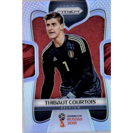 Thibaut Courtois Prizm Silver 21 Prizm World Cup 2018