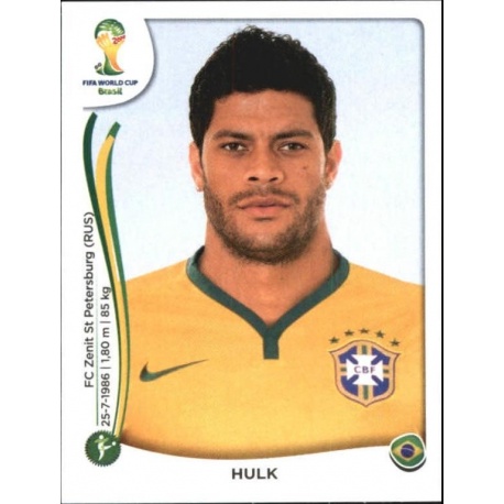 Panini 49 Hulk Brasil FIFA WM 2014 Brasilien 