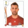 Sale Sticker of Jordi Alba España Panini Brazil 2014 Stickers