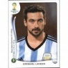Cromo de Ezequiel Lavezzi Argentina Panini Fifa World Cup 2014