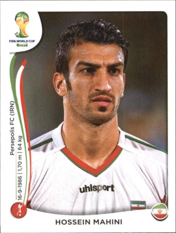 Sticker 455 Panini WM Worldcup 2014 Hossein Mahini