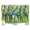 Venta Cromo de Alineación Nigeria Panini Fifa World Cup 2014