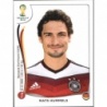 Cromo de Mats Hummels Deutschland Panini Fifa World Cup Brazil 2014