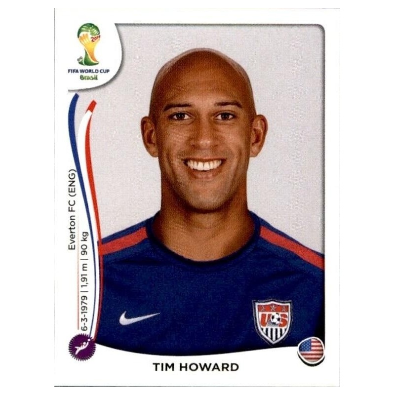 fremsætte beskyldninger brændstof Buy Sticker Tim Howard USA Fifa World Cup Brazil 2014 Panini