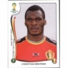 Sticker of Christian Benteke Belgique Panini Fifa World Cup 2014