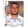Sticker of Nabil Ghilas Algérie Fifa World Cup Brazil 2014 Panini