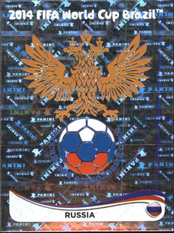 Panini 602 Logo Emblem Russia Russland FIFA WM 2014 Brasilien 