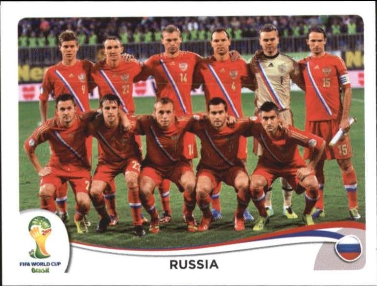 Panini 603 Team Russia Russland FIFA WM 2014 Brasilien 