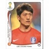 Sticker of Lee Chung-Yong Korea Republic Panini Fifa World Cup Brazil 2014