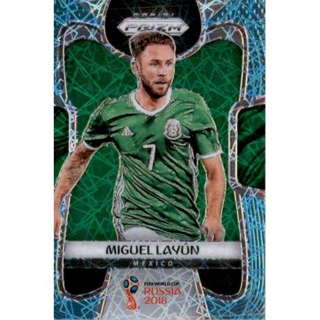 Miguel Layun Prizm Blue Lazer 061/125 Prizm World Cup 2018