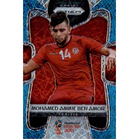 Mohamed Amine Ben Prizm Blue Lazer 011/125 Prizm World Cup 2018