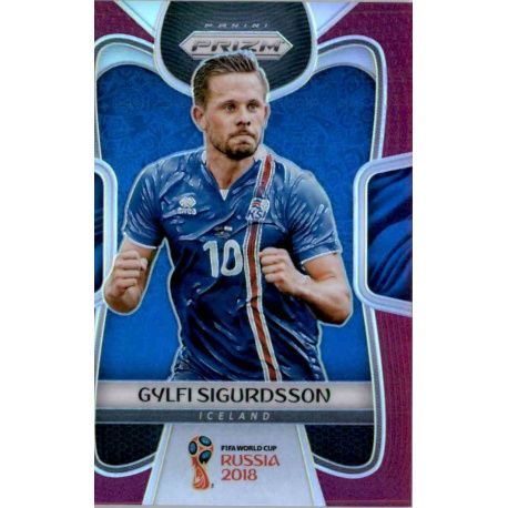 Gylfi Sigurdsson Prizm Purple 20/99 Prizm World Cup 2018