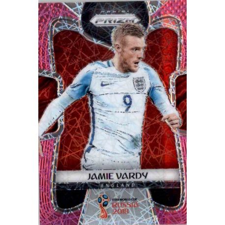 Jamie Vardy Prizm Pink Lazer 02/40 Prizm World Cup 2018