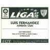Luis Fernandez Athletic Bilbao Ediciones Este 1997-98