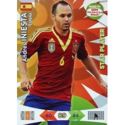 Andrés Iniesta Star Player España 84