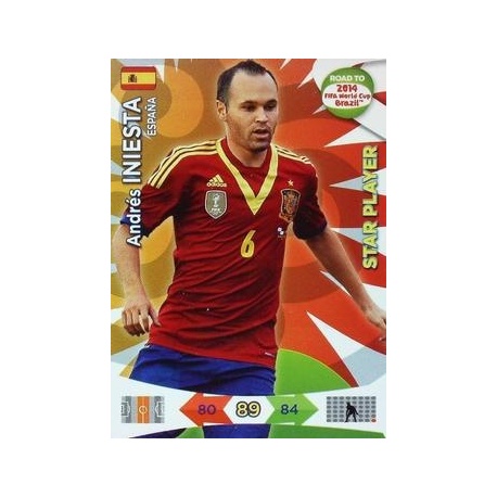 Andrés Iniesta Star Player España 84