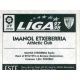 Imanol Etxeberria Athletic Bilbao Ediciones Este 1997-98