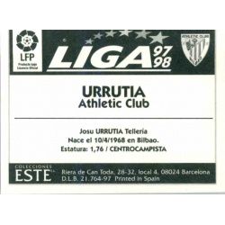 Urrutia Athletic Bilbao Ediciones Este 1997-98