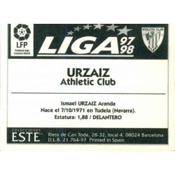 Urzaiz Athletic Bilbao Ediciones Este 1997-98
