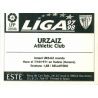 Urzaiz Athletic Bilbao Ediciones Este 1997-98