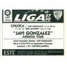 Javi Gonzalez Athletic Bilbao Coloca Ediciones Este 1997-98