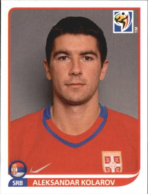 304 Aleksandar Kolarov Srbija/Serbia No Panini World Cup 2010 